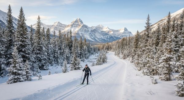 Où pratiquer le ski de fond dans le parc national de Jasper, Canada : itinéraires et équipements ?